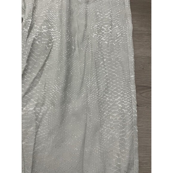 New NWT Women's Equipment Femme Charlyne Trouser Pants Silver Gray Size crop  12 - Picture 6 of 12